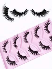 5 对夸张的猫眼假睫毛 - 自然、纤长、飞扬、加长，打造完美妆容。 - 眼尾拉長款 - 查看 4