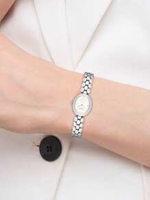 Coach SAMMY Series Steel Band Mongram Embossed No-Digital Dial Quartz Women's Watch