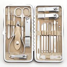 Bộ cắt móng tay, Bộ làm móng tay bằng thép không gỉ độ chính xác cao Bộ dụng cụ cắt móng chân, Bộ cắt móng tay và móng chân, Dũa móng tay Kéo cắt móng tay sắc và Bộ dụng cụ làm móng tay và móng chân cầm tay, Bộ dụng cụ chải chuốt khi đi du lịch hoặc ở nhà, Quà tặng hoàn hảo cho phụ nữ và nam giới Ý tưởng quà tặng cho phụ nữ, nam giới, trẻ em gái, thanh thiếu niên, màu be - Nhiều màu - Xem 8