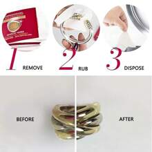 珠宝清洁工具套装、珠宝清洁刷、银抛光布、珠宝清洁和保养用品，去除锈蚀并恢复光泽 - 彩色 - 查看 4