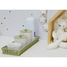 Baby Hygiene Care Kit Porcelain Modern Boy Girl Children's Bedroom Bathroom Countertop K159 - 軍綠色 - 查看 3