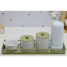 Baby Hygiene Care Kit Porcelain Modern Boy Girl Children's Bedroom Bathroom Countertop K159 - 軍綠色 - 查看 4