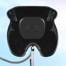 Bồn rửa mặt di động, bồn rửa mặt có thể điều chỉnh độ cao với ống xả cho salon tại nhà, trang trí phòng tắm, mùa hè trở lại trường - màu đen - Xem 5