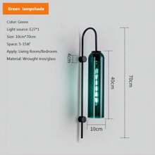 Đèn tường LED hiện đại Đồ trang trí nội thất Đồ trang trí tường bằng kính Đồ trang trí Đèn treo tường tối giản Đồ trang trí nội thất sang trọng Bóng đèn Edison Đèn treo tường bằng sắt/kính Đèn treo tường nhiều màu cho phòng khách Phòng ngủ Đầu giường Đèn chiếu sáng trong nhà Phòng trẻ em Phòng ăn Đèn hành lang Lối vào - Nhiều màu - Xem 15