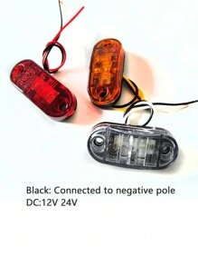 4pcs Truck LED Side Marker Lights 2LED Turn Signal Lights Yellow Blue White Green Red Car Warning Lights Tail Lights ﻿ - 4pcs - View 12