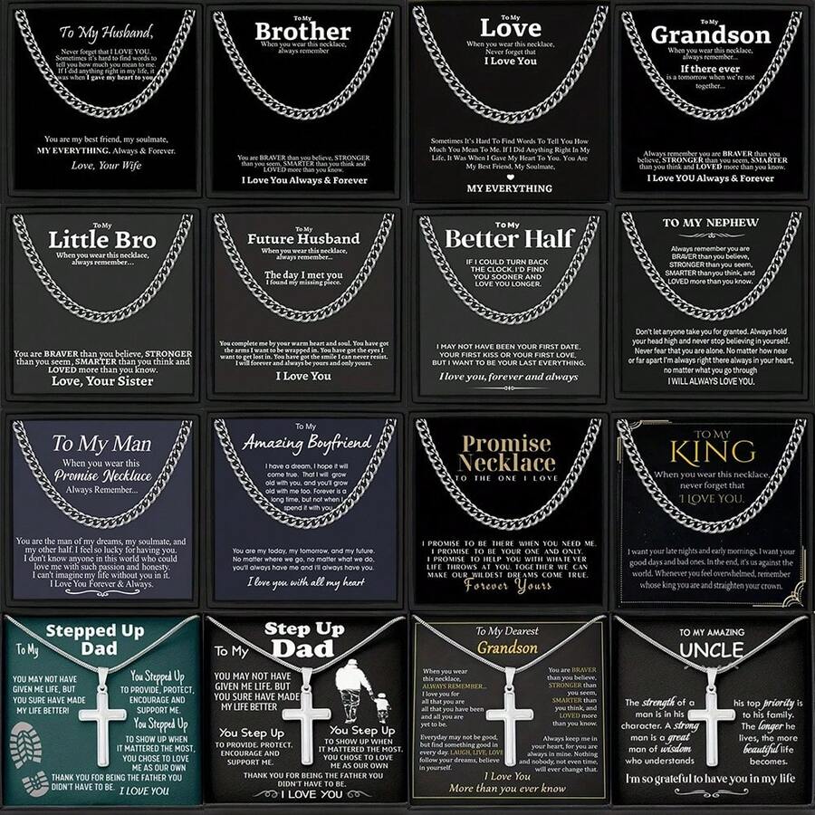 1pc Stainless Steel Link Chain Necklace For Men, 55CM Snake Bone Cross