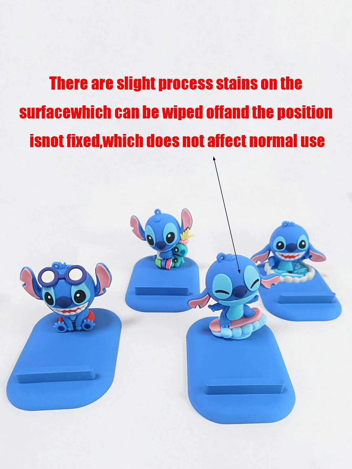 1Pc Creative Lilo And Stitch Phone Holder Cute Anime Characters TV