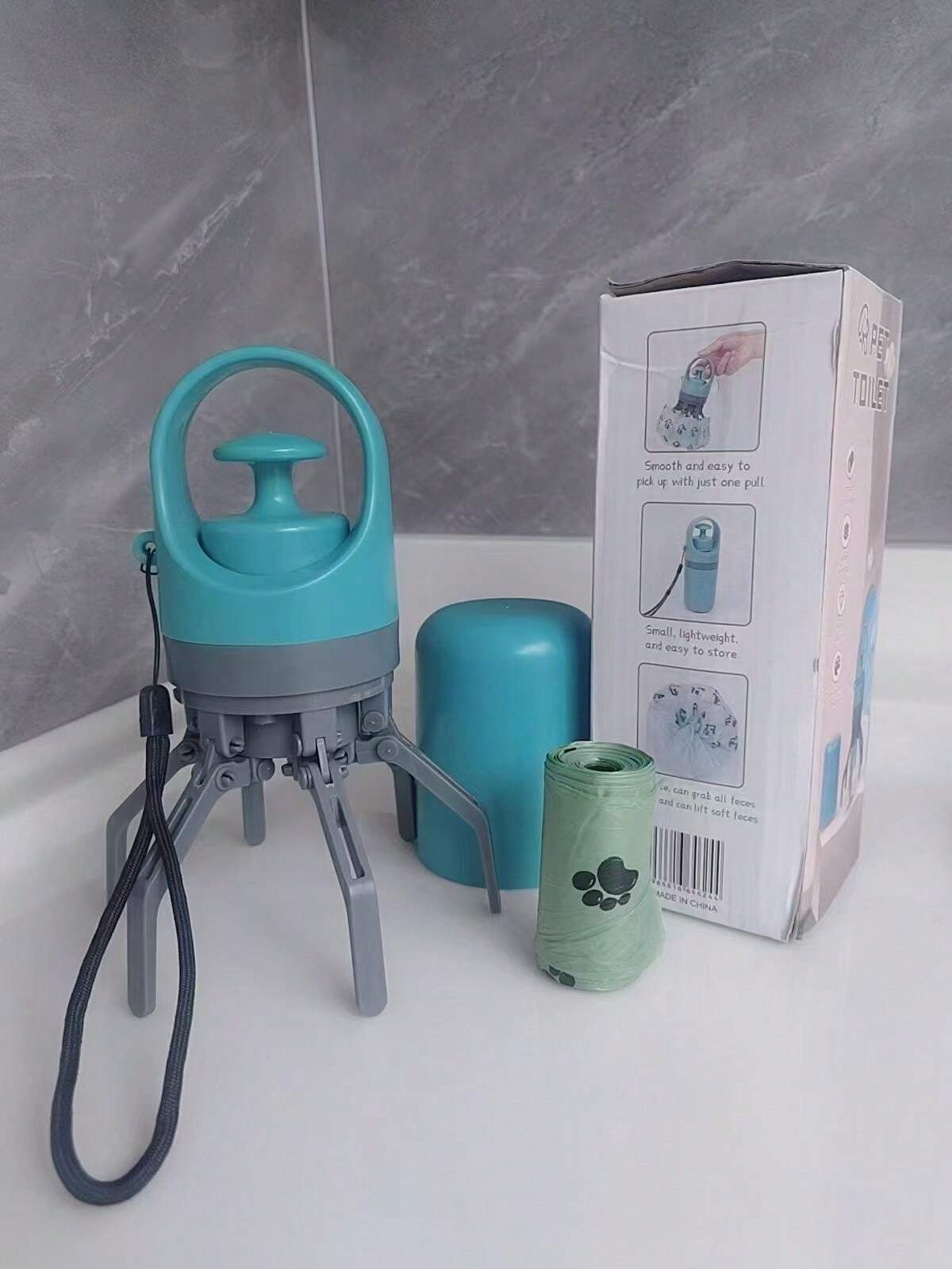 Cat & Dog Cleaning Scoop, Pet Waste Picker, Portable Outdoor Pet Pooper