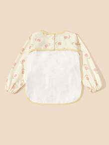 Baberos de manga larga para bebé, babero protector para alimentación/arte infantil - Multicolor - Ver 3