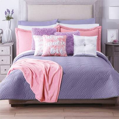  Edredón Ligero Liso Doble Vista. Colchas Concord