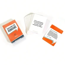 1pc - QUESTIONS FOR HUMANS - Fun Board Game Cards Game Table Family Night Card Game For Adults Couple Parent Friend Excited Travel Gathering Party Drinking Cards Game.Board Game Cards As Gift To Your Friends, Making Your Relationship Eternal.Christmas, Halloween, Thanksgiving Gift, Gaming Gift