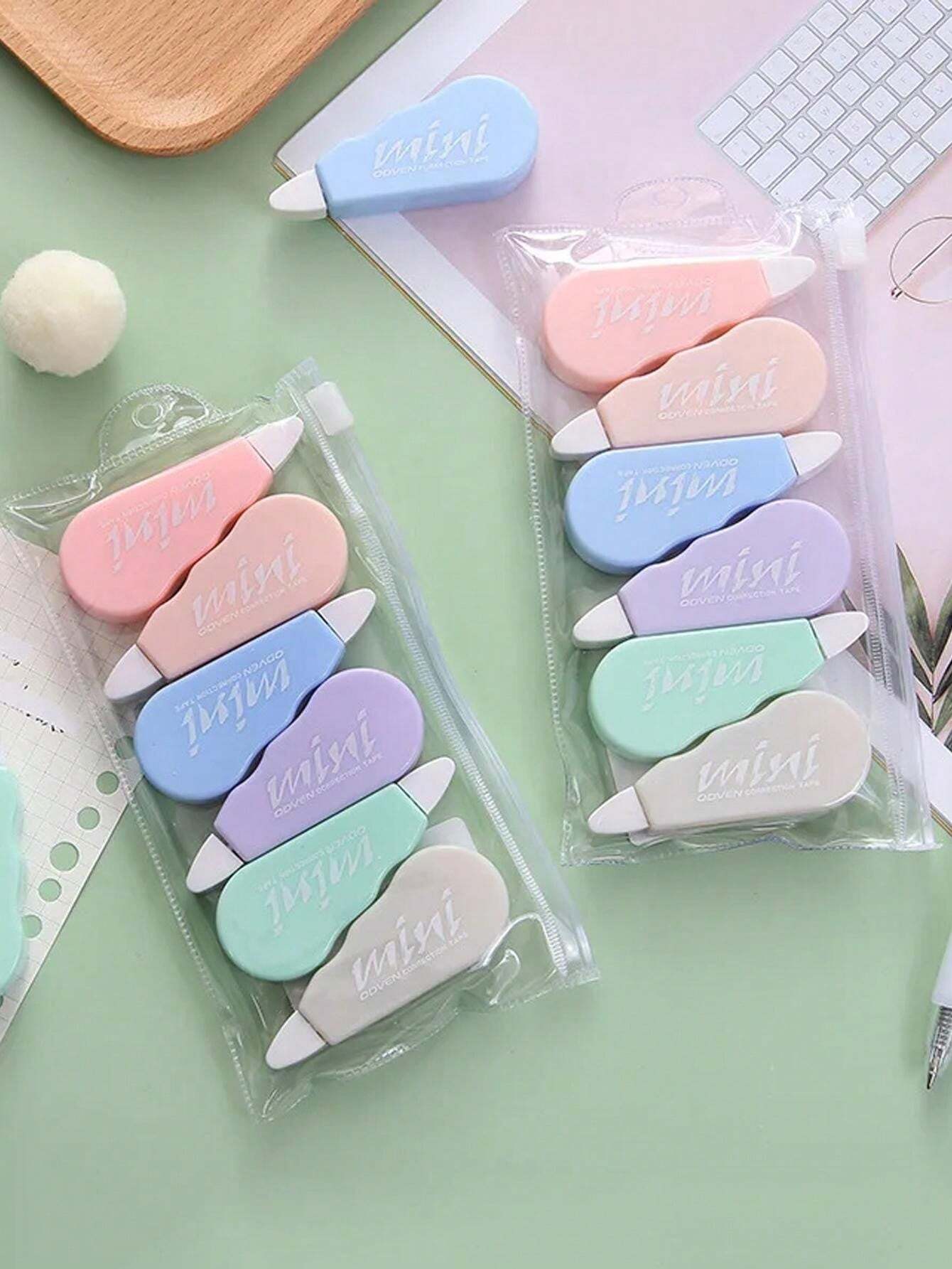 2PCS/4PCS/6PCS Office Creative 24 M Macaron Color Correction Tape