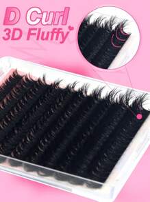 200 PCS 60D 180PCS/160PCS Fluffy Lash Clusters Kit Thick Cluster Eyelash Extensions 3D Individual Lashes Faux Mink Eyelash Clusters D Curl 9mm/10MM/11MM/12MM/13MM/14MM/15MM/16MM Lash Extension Dramatic Eyelash Extensions Eyelashes Clusters(80D/100D/120D) Lash Clusters, Eyelash Clusters, Individual Eyelashes, Lashes, Fake Lashes