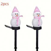 1/2PCS/Set Solar Snowman Lawn Light Garden Christmas Atmosphere Landscape Lamp Waterproof Suitable For Outdoor Garden Courtyard Ground Patio Festival Party Christmas Decoration(Red/Yellow/Blue/Pink/Green Snowman)Christmas Decor Christmas Gift Thanksgiving Christmas Tree Decor Ornaments Christmas Light Bedroom Decor Home Decor Party Decor Holiday Festival Room Decor Christmas Decoration XMAS Decor Christmas Tree Gift Decor Thanksgiving Wedding Home Decor Home Decor Fall Decor Autumn Decor Birthday Decorations For Gifts Party Supplies Indoor Outdoor Garden Holiday Festival Decor Halloween Decor Wall Decor Halloween Ornaments