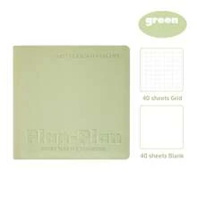 1 cuốn sổ tay hình khối, kích thước nhỏ gọn, bìa PU mềm màu sáng, trang kẻ ô và trang trắng, 80 tờ, sổ ghi chép, đồ dùng văn phòng phẩm và học tập, vật dụng cần thiết cho năm học mới. - Một cỡ - Xem 16