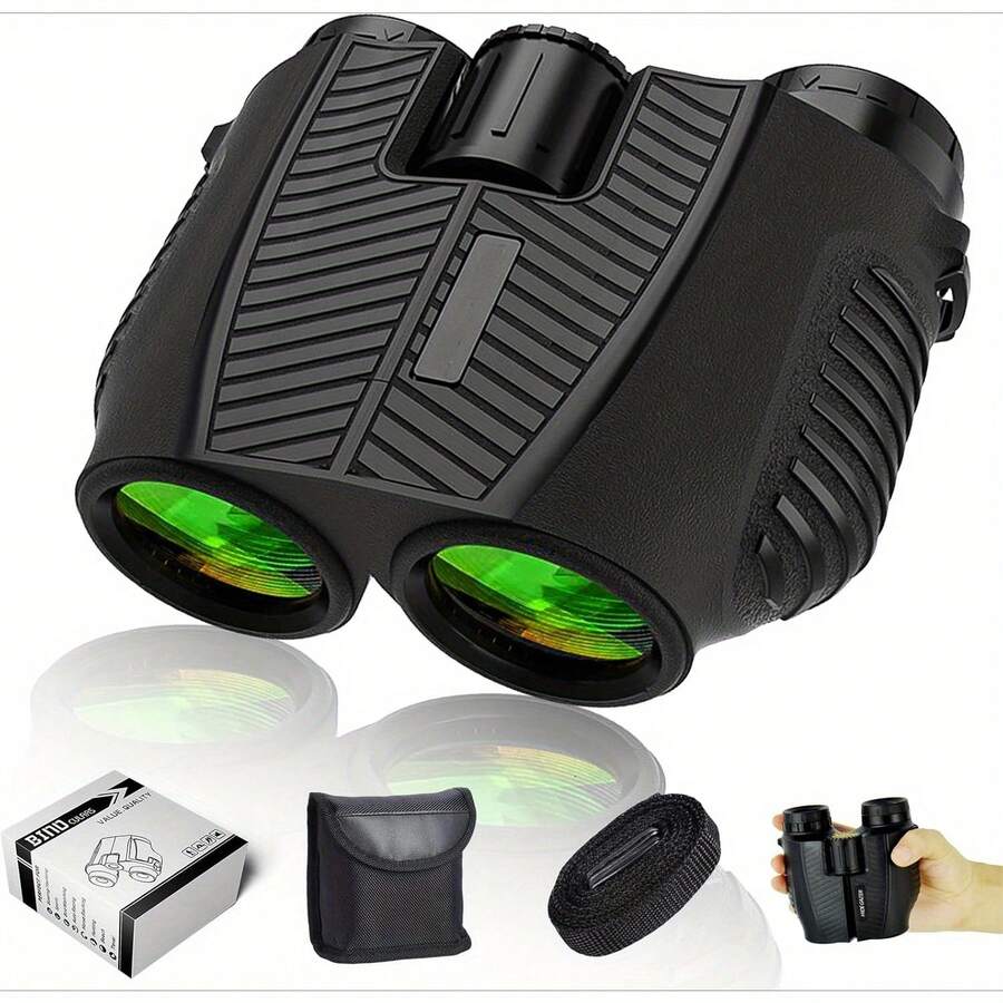 12X25 Compact Binoculars For Adults High Powered Binoculars For Bird