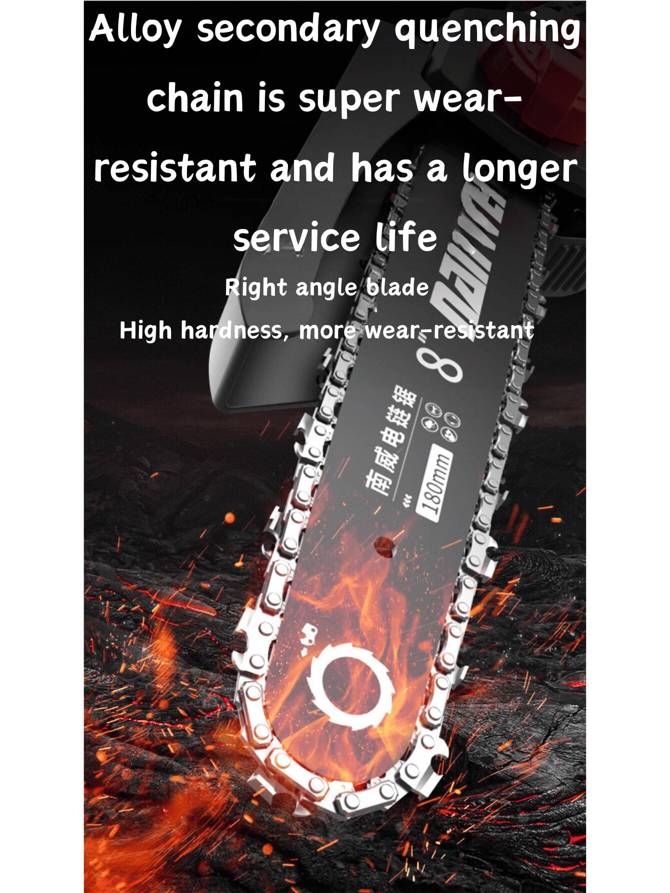 Mini Cordless Chainsaw, 6 Inch Handheld Chainsaw With 3.0Ah Battery, 23