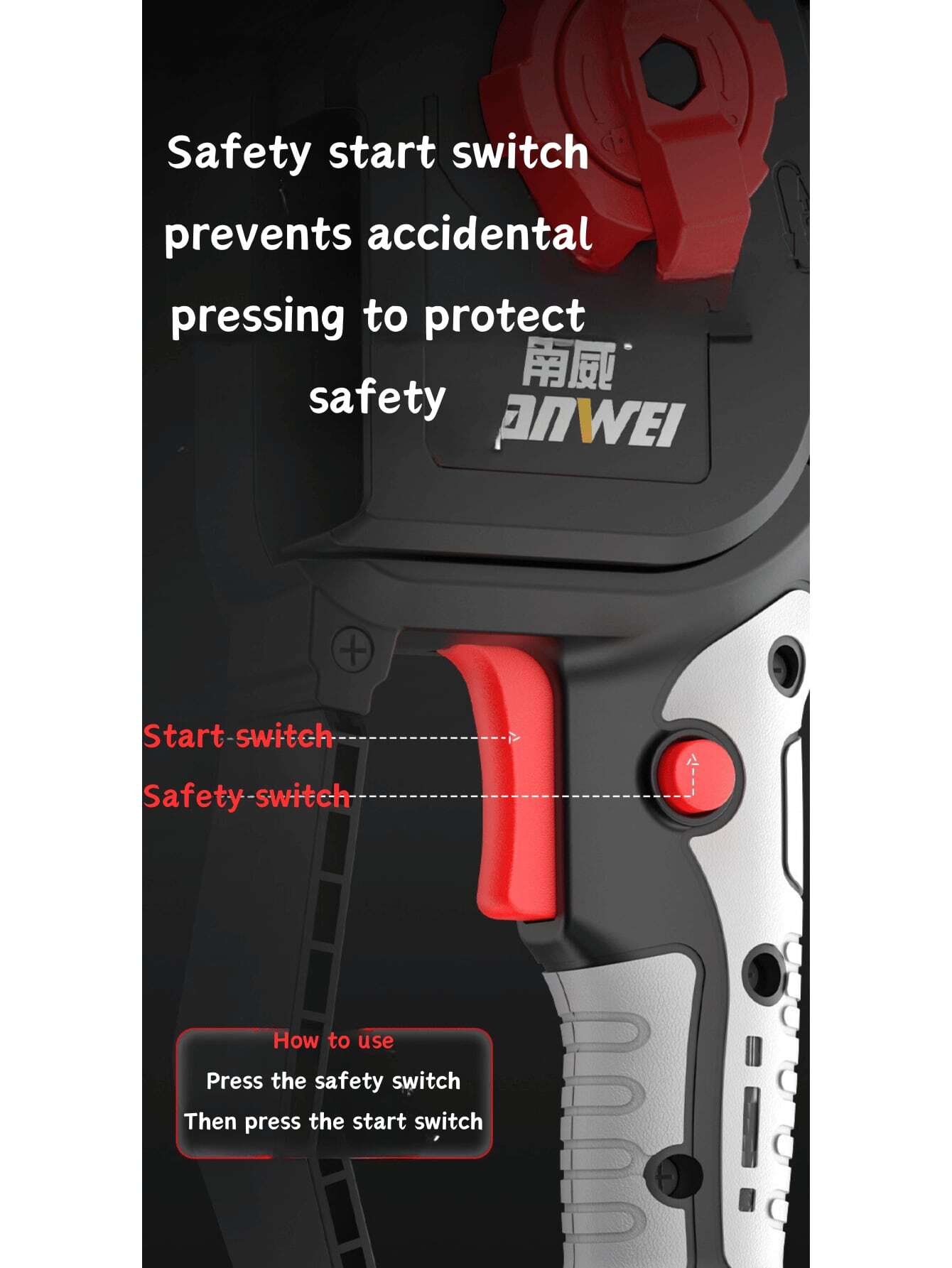 Mini Cordless Chainsaw, 6 Inch Handheld Chainsaw With 3.0Ah Battery, 23