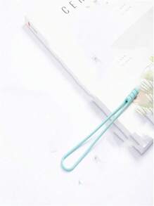 Candy Color Mobile Phone Rubber Strap For LPhone KeychainPortable Silicone Soft Wrist Lanyard Cord Rope