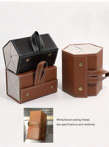 1PC Sunglasses Organizer, 2/3/4/5/6 Slots Travel Glasses Case, Multiple Pairs Eyeglasses Storage Box, Hanging Eyewear Holder Folding Glasses Case, Anti-Stress Sunglasses Case, Personalized Sunglasses Case, Glasses Case, Glasses Storage Box, - Multicolor - View 10