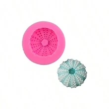 1 件海洋主题贝壳、海胆形状软糖、巧克力、饼干、烘焙、树脂模具，用于 DIY 蛋糕装饰、芳香疗法 - 粉色 - 查看 7