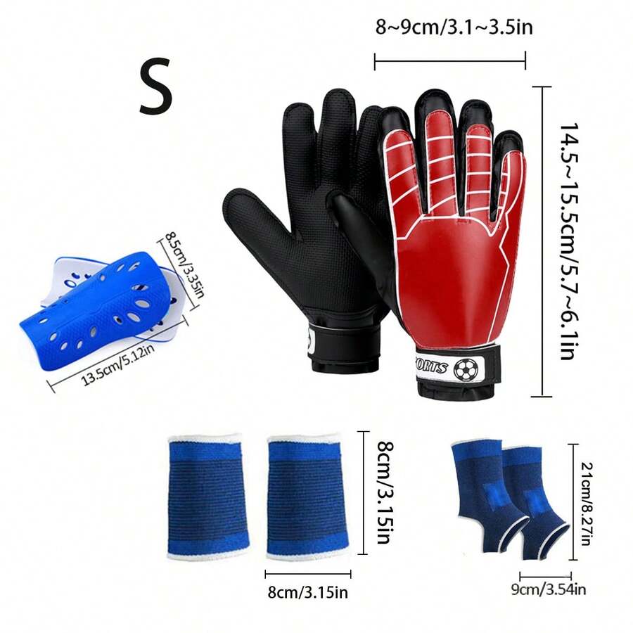 1 Pair Of Professional Unisex Youth Goalkeeper Football Training And