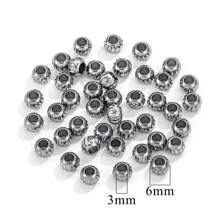 10 piezas de espaciadores redondos con textura de media luna de acero inoxidable 304 chapados en oro de 18k, cuentas colgantes para hacer joyas, accesorios para hacer pulseras y collares