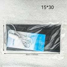 防水 USB 供电宠物智能加热垫 - 耐用舒适，四速开关可调节，温度在 20 至 45 度之间 - 黑色 - 查看 13