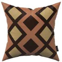 Kit With 4 Decorative Printed Cushion Covers For Living Room Sofa 42cm X 42cm With Zipper Shipping 24hrs - Rỉ Nâu - Xem 4