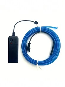 1 件，9.84 英尺/3 米鲜艳霓虹灯绳 - 节日装饰照明，卧室装饰 - 电池供电，频闪，电动发光，配有酷炫小工具 - 彩色 - 查看 16