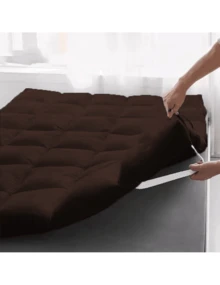 Pillow Top Mattress Protector With A Feather-Like Touch – Super Soft – Available In All Sizes – Various Colors - Rust Brown - View 1