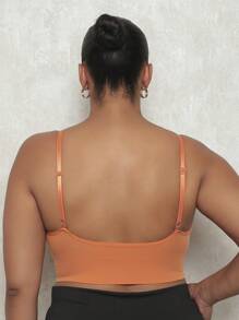 Plus Size Sports Bras - Orange - View 3