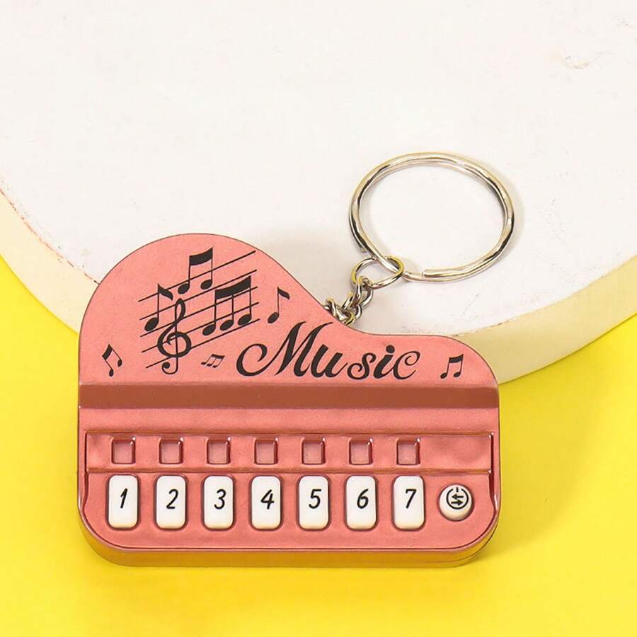 Creative Mini Electronic Piano Keychain Music Toy, Playing Sound Small ...