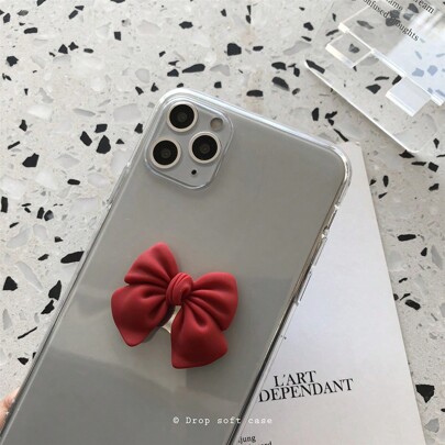 3D Schleife Süßes Handyhülle Kompatibel mit Apple iPhone