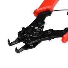 4 合 1 卡簧钳套装 卡簧钳 多功能压接可拆卸钳头固定卡簧钳 手动工具 多功能 - 黑色 - 查看 1