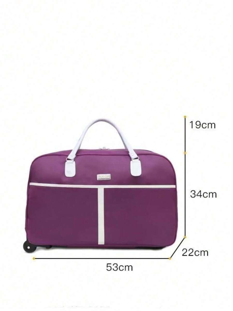 Large Capacity Rolling Luggage Bag, CarryOn Travel Duffle Bag