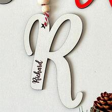 定制圣诞装饰横幅，亚克力材质，适合任何场合，周年祝福，家人和朋友聚会，个性化设计 - 彩色 - 查看 15