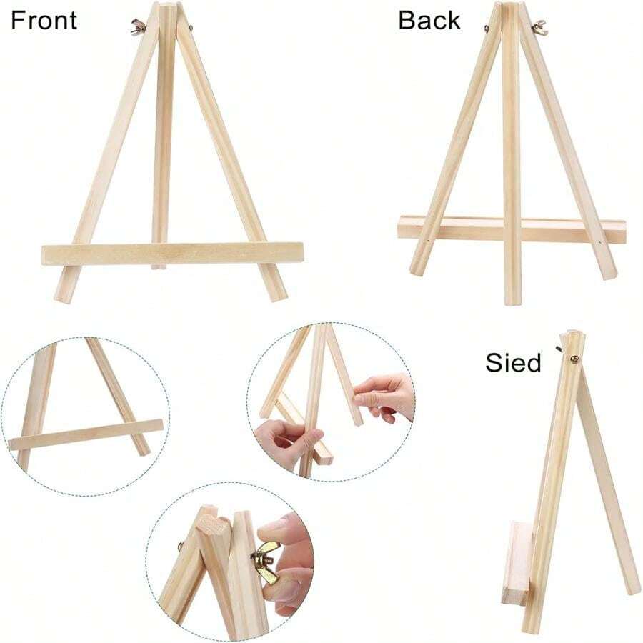 Wood Easels Tabletop Display Easels, Art Craft Painting Easel Stand For