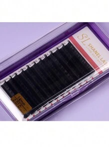 Premium Individual Lashes 0.03 0.05 0.07 Mega Volume Eye Lashes Extension Cashmere Velvet Fluffy D Curl 8-18mm Mixed Natural Look Cluster Lashes Super Soft Matte Black Individual Lashes Tray Volume Classic Synthetic Faux Mink Eyelashes Extensions Professional False Eyelashes Supplies For Lashes Salon