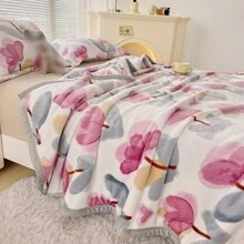 1 pièce Couverture En Tissu Duveteux Pour Sieste , Chambre , Voiture Utiliser ; Doux , Doux Pour La Peau , Confortable ; Tous Saison Disponible ; Canapé , Salon , Chambre À Coucher , Intérieur , Extérieur ; Unisexe , Adulte , Enfant , Épais , Chaud