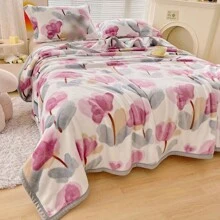 1 pièce Couverture En Tissu Duveteux Pour Sieste , Chambre , Voiture Utiliser ; Doux , Doux Pour La Peau , Confortable ; Tous Saison Disponible ; Canapé , Salon , Chambre À Coucher , Intérieur , Extérieur ; Unisexe , Adulte , Enfant , Épais , Chaud