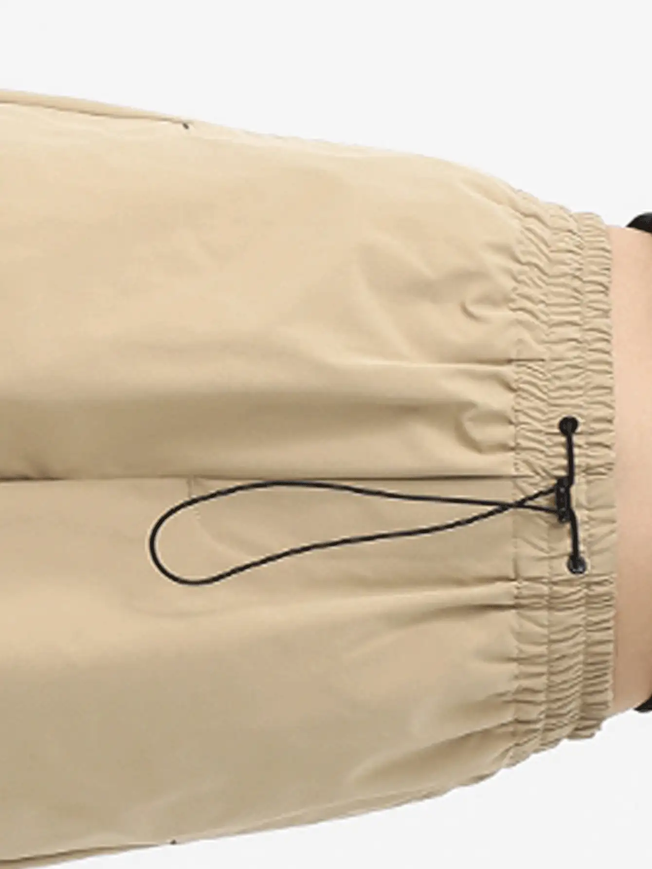 Women's Casual Outdoor Waterproof Softshell Pants, Wide Leg Loose Fit Hiking Trousers, Spring And Autumn - Apricot - View 2
