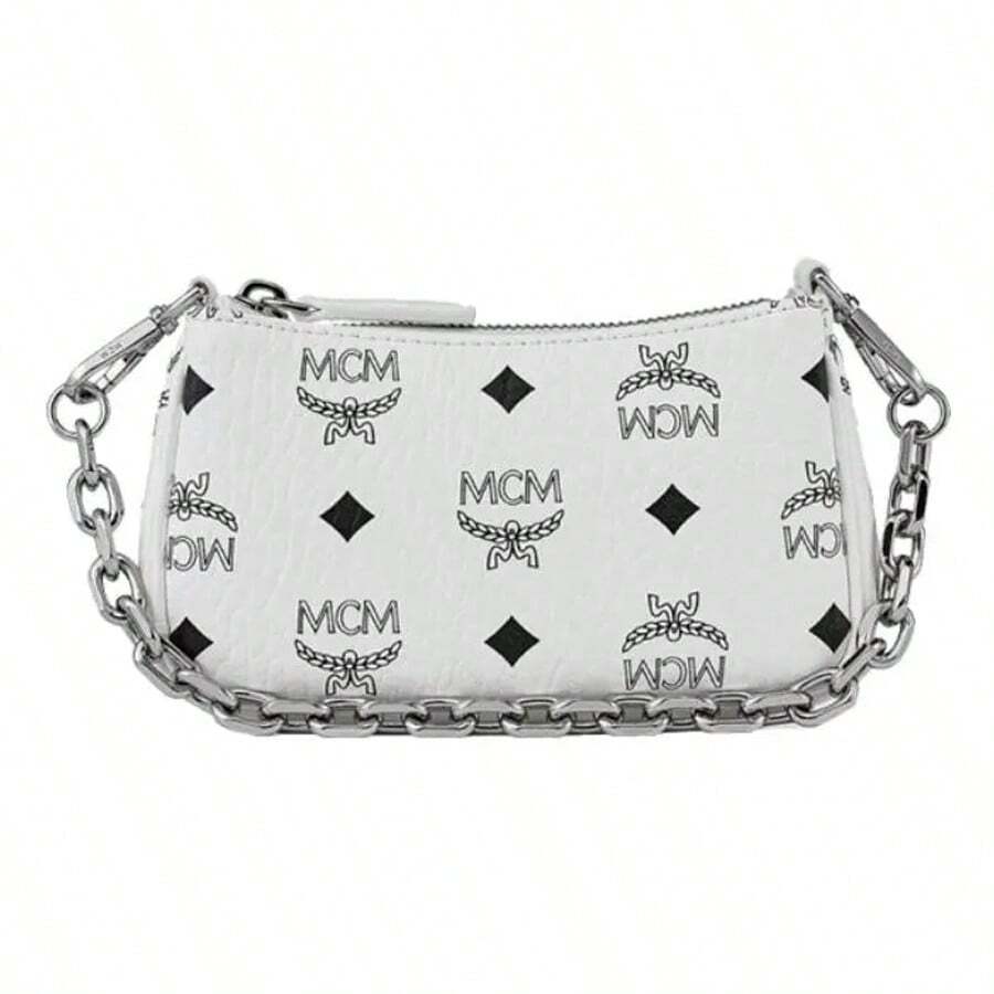 MCM AREN Series Official Boutique Lady's Small Shoulder Crossbody And