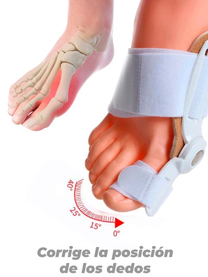 MAXFIT SPORTS Divisor del Dedo del Pie para Juanete de plástico flexible y Separador para Corregir Juanetes  HE130 MAXFIT