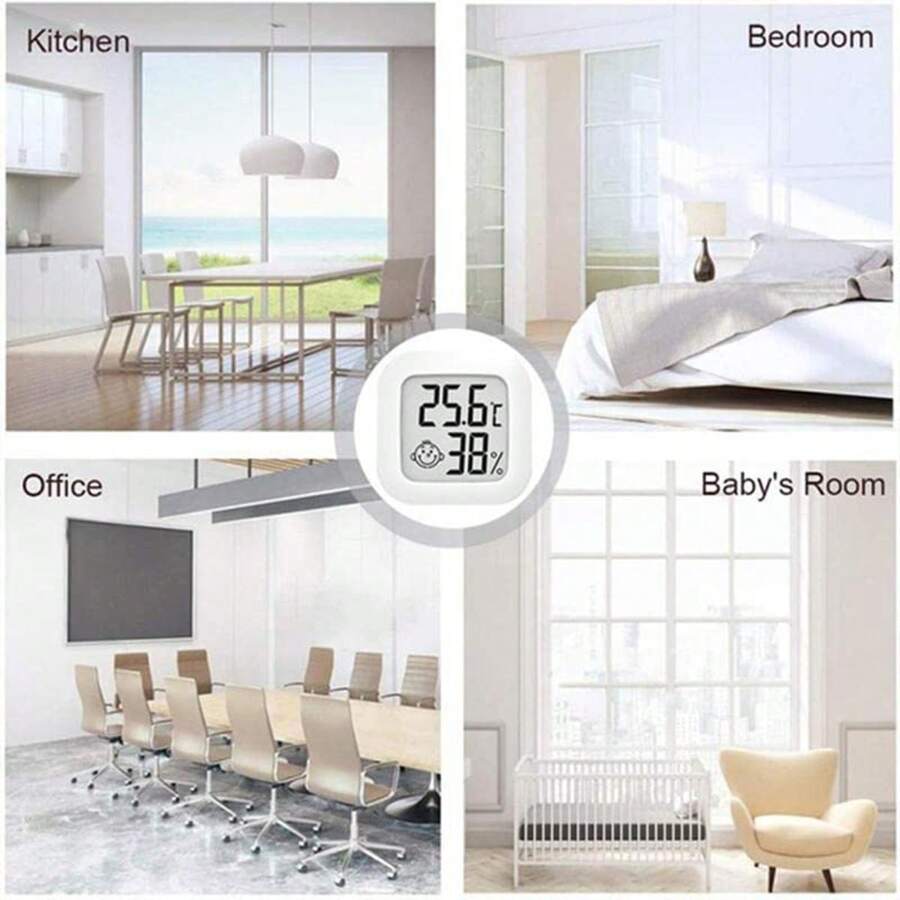 1pc Indoor Thermometer,Humidity Gauge, Meter Digital Hygrometer,Room
