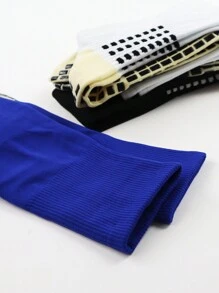FLSHMCEN 1 Pair Moisture-Wicking Anti-Slip Long Compressoin Socks, Suitable For Football, Basketball, Hockey, Etc.