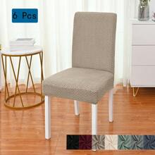 Pokrowce na krzesła do jadalni Zestaw 4 pokrowców na krzesła Pokrowce na krzesła do jadalni Elastyczne pokrowce na krzesła kuchenne Parsons, beżowe, XL Pokrowce na krzesła do jadalni Elastyczne pokrowce na krzesła z wysokim oparciem z żakardu do salonu Kuchnia Możliwość prania w pralce