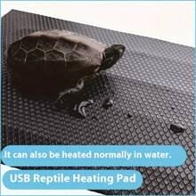 防水 USB 供电宠物智能加热垫 - 耐用舒适，四速开关可调节，温度在 20 至 45 度之间 - 黑色 - 查看 11