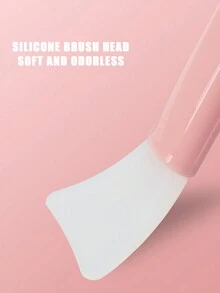 3 件装双面硅胶面膜刷，软头化妆刷，DIY 面膜刷，柔软护肤面部涂抹器，用于化妆和美容，易于清洁，美容工具，适合女性 - 彩色 - 查看 6