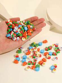 Losowe 10 sztuk losowego pakowania prezentów świątecznych dla dzieci gumki, gumka świąteczna dla uczniów małe prezenty/prezenty świąteczne